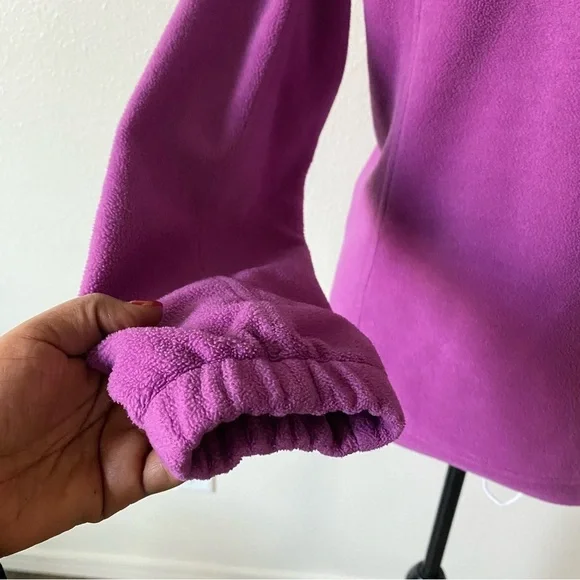 Columbia women’s s zip down purple sweater shirt size S - Picture 10 of 16